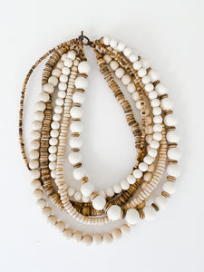 Sea to Sand Multi Strand Necklace - Everyday Natural