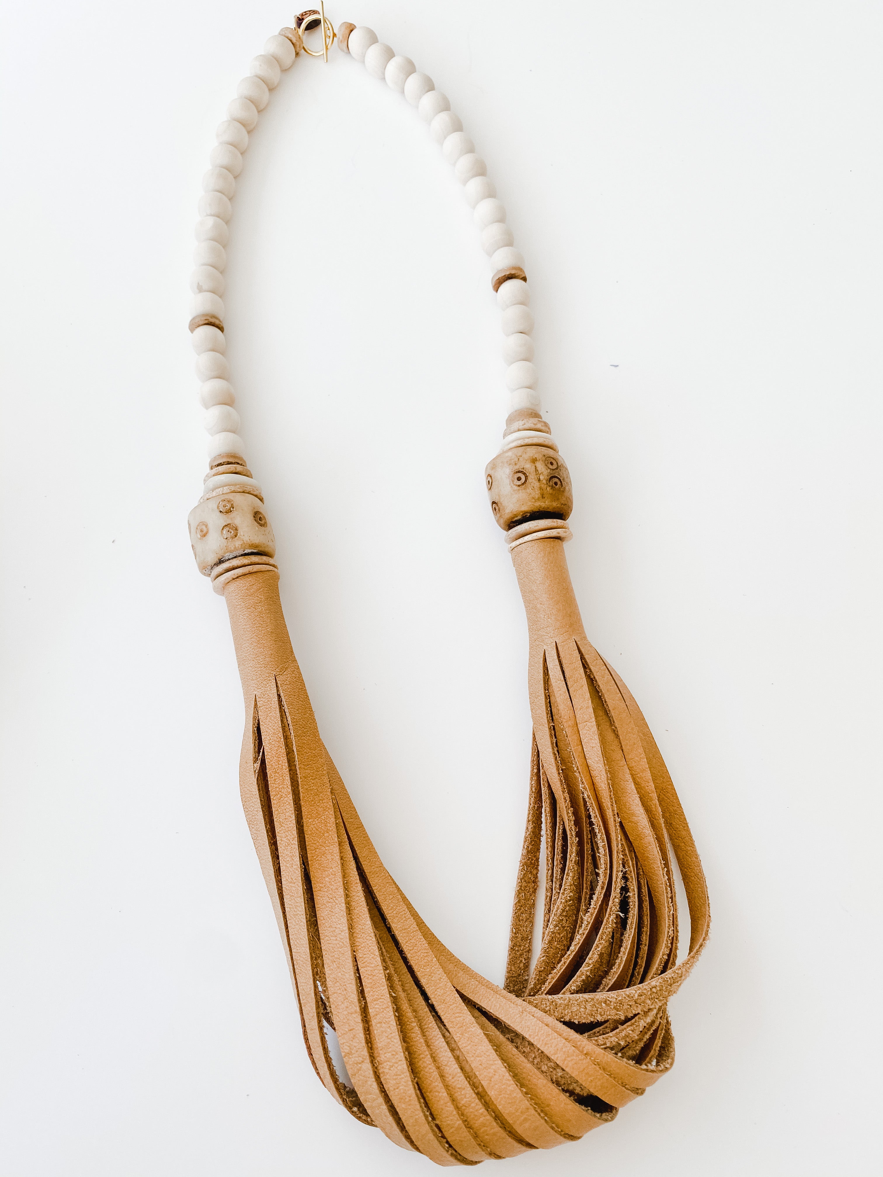 Sea to Sand Daly Necklace - British Tan Leather
