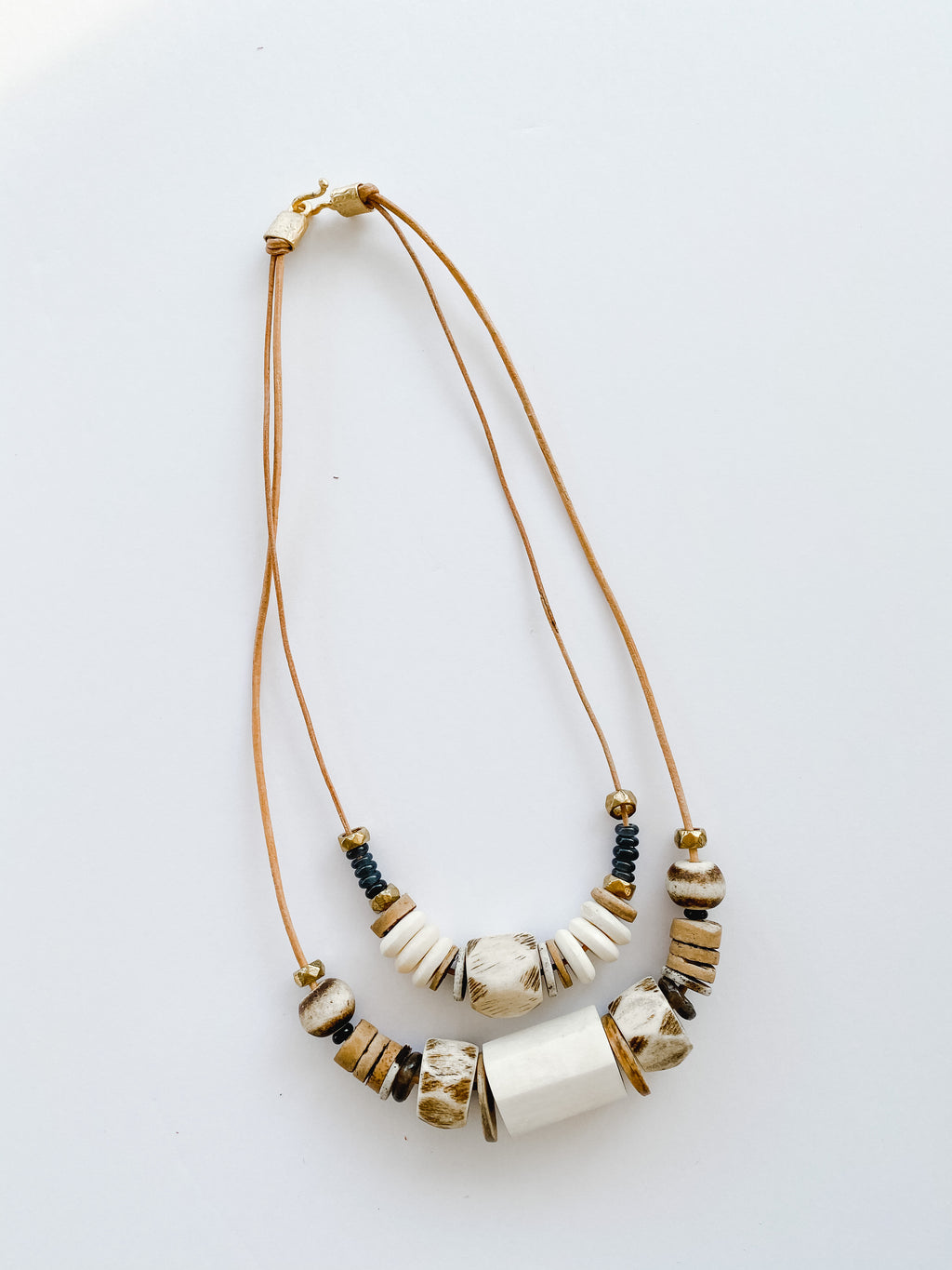 Sea to Sand Double Grey Necklace