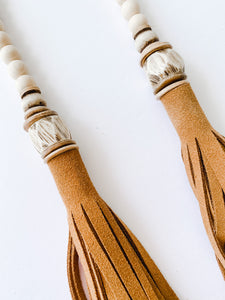 Sea to Sand Daly Necklace - British Tan Suede