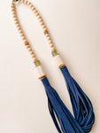 Sea to Sand Daly Necklace - Navy Suede Leather